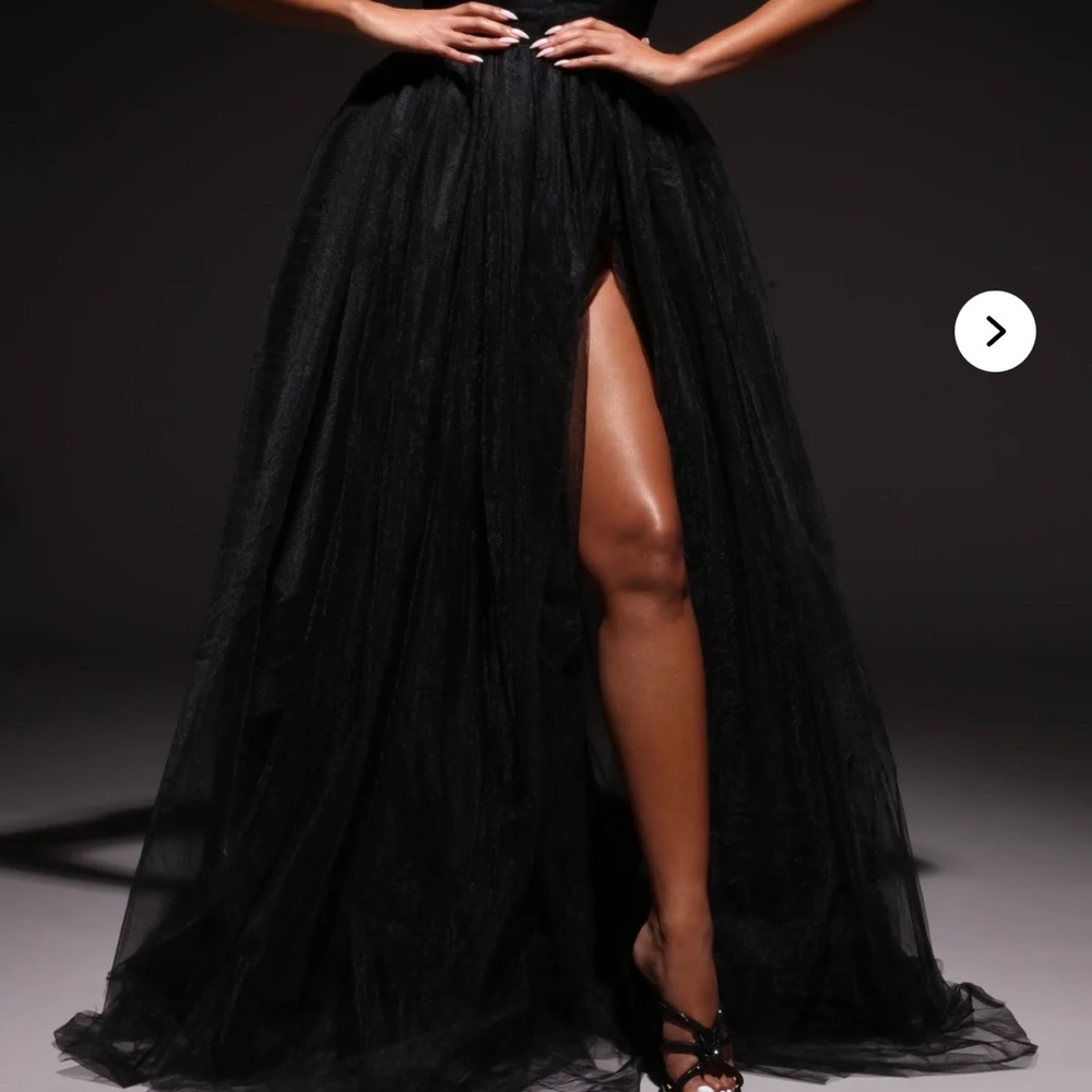 Fashion Nova Black Prom Dress